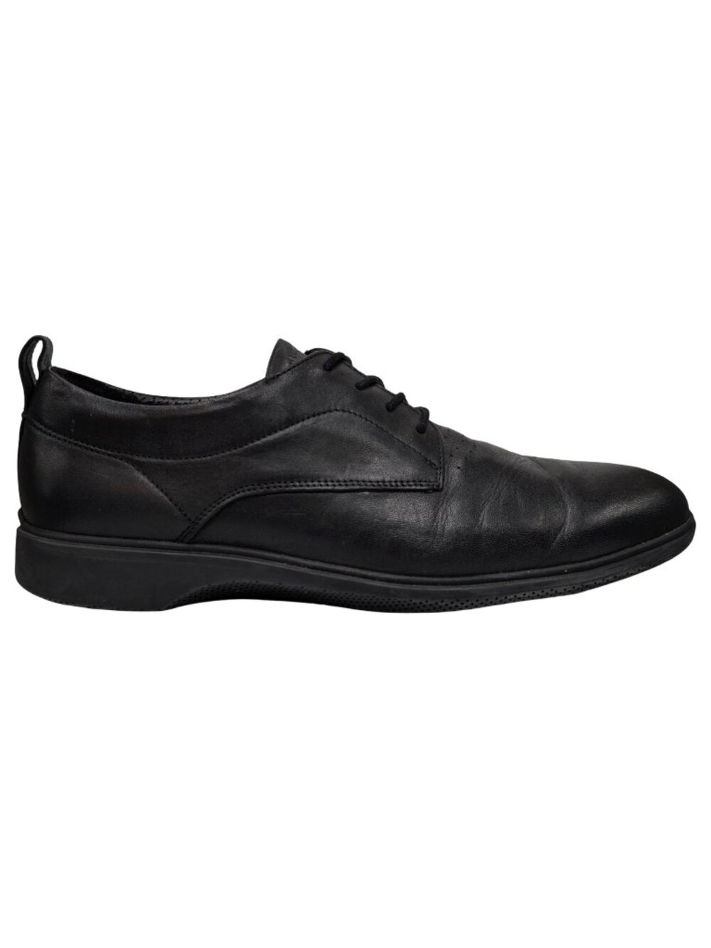 Amberjack Leather Derby Shoes Men Black Lace Up Size 11.5 M